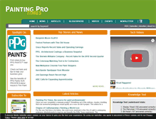 Tablet Screenshot of paintingprotimes.com